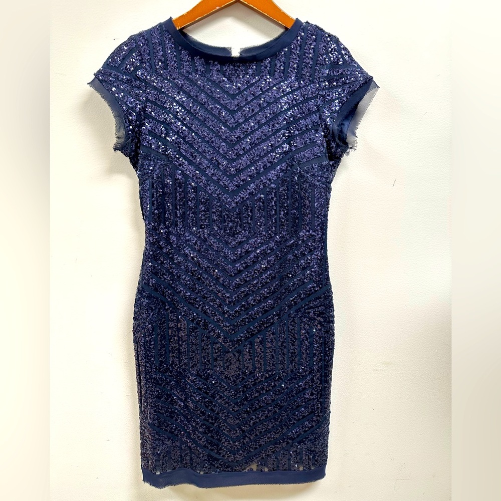 Sequined Navy Vince Camuto dress